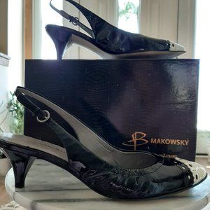 B Makowsky Sling back Heels